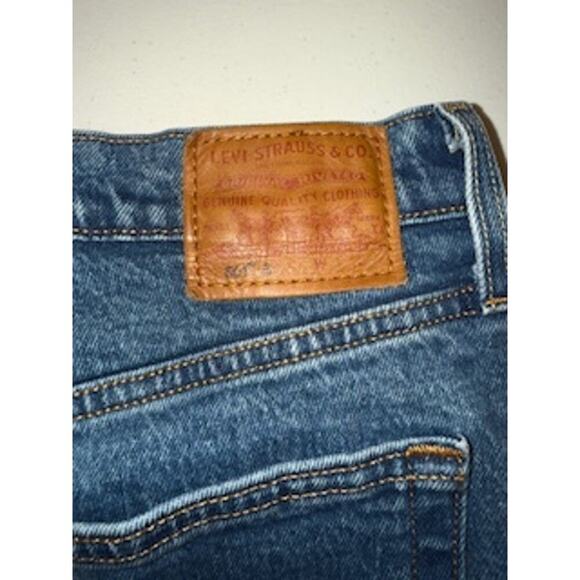 Levis 501 S Men's 29x28 Blue Jeans Button Fly Skinny Denim 5 Pocket - Picture 9 of 13